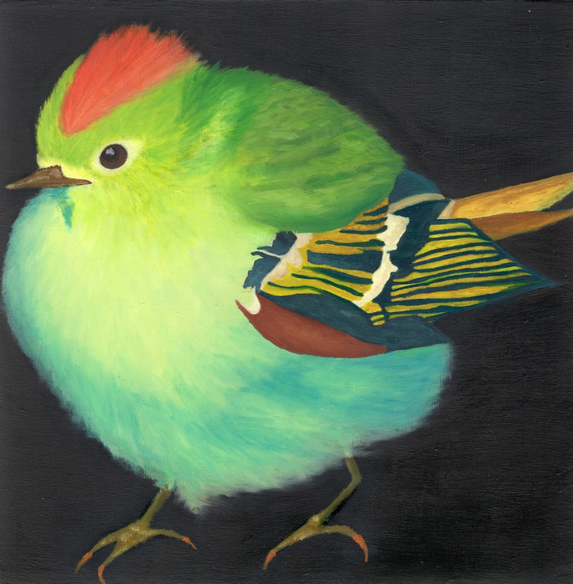 The King of Ruby Kinglets — Fine Art Print