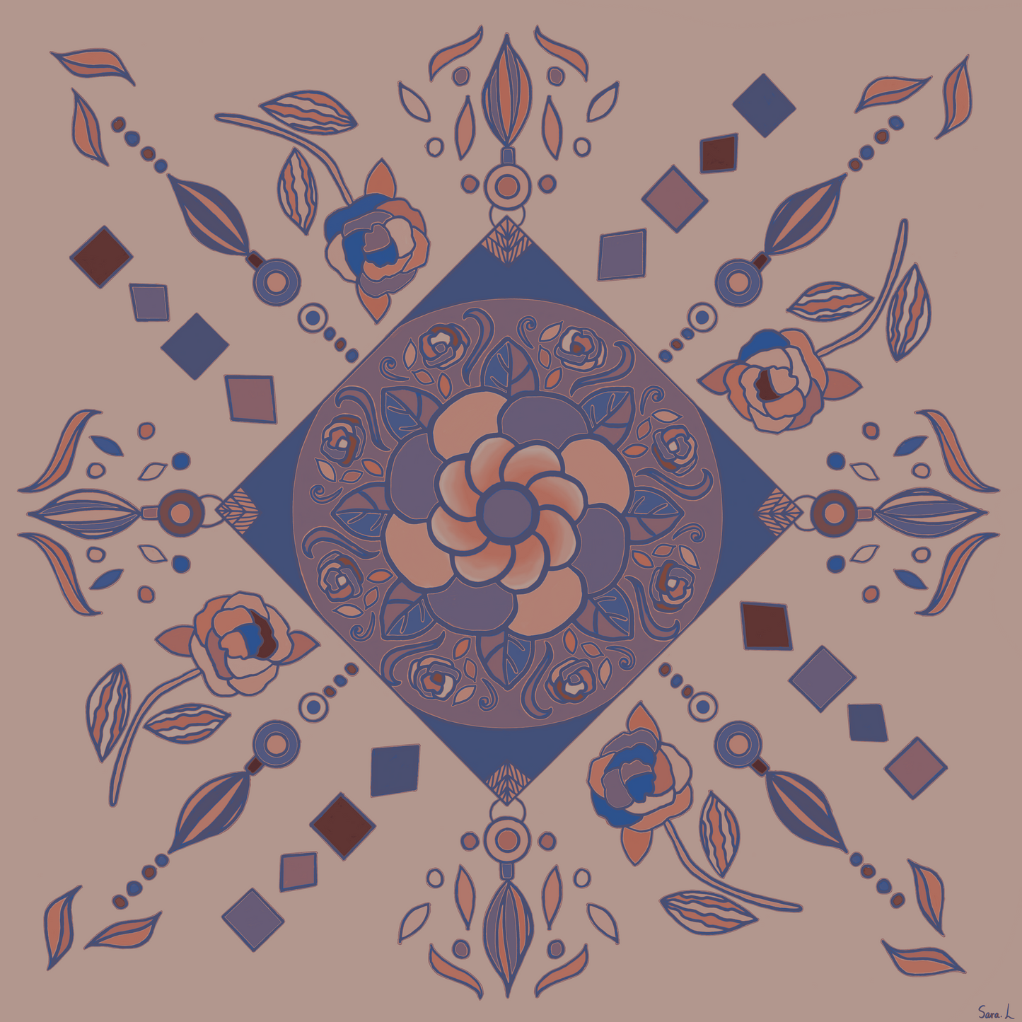 Retro Bloom — Fine Art Print