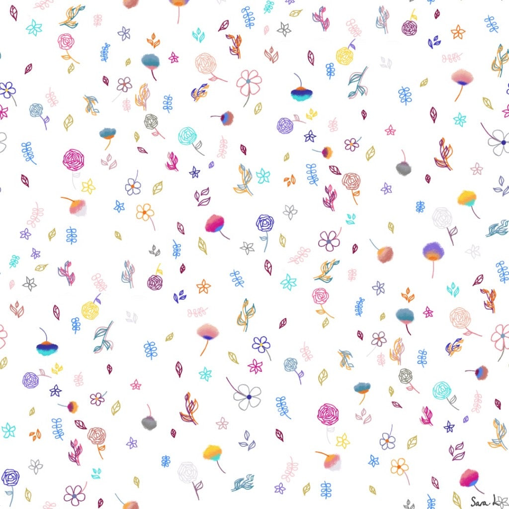 Deep Ocean Blooms (Light) — Digital Download