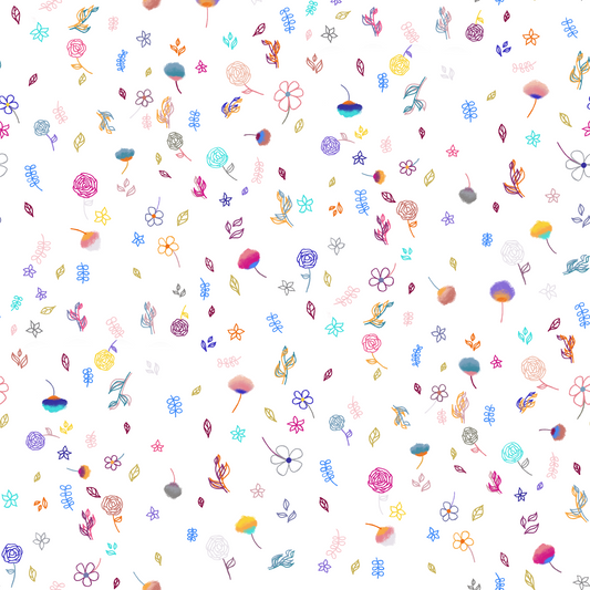 Deep Ocean Blooms (Light) — Fine Art Print