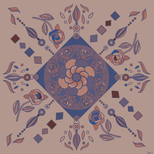 Retro Bloom — Fine Art Print